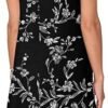 Women Summer Casual Short Sleeve Crew Neck T Shirt Dresses Loose Swing with Pockets