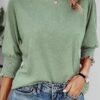 Dokotoo Women 2025 Fashion Tops 34 Sleeve TShirts Cute Crewneck Basic Business Tees Blouses