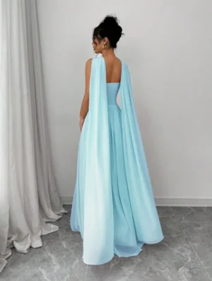 Women's Elegant Party Solid Strapless Dress