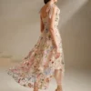 Women's Embroidered Evening Dress