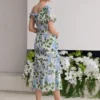 PREMIUM MULBERRY SILK FLORAL PRINT DRESS